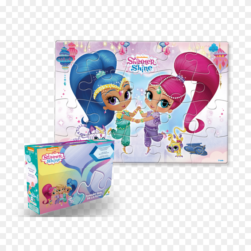 1200x1200 Rompecabezas X Pzas Shimmer Shine Unitoys Store - Shimmer Y Shine Imágenes Png