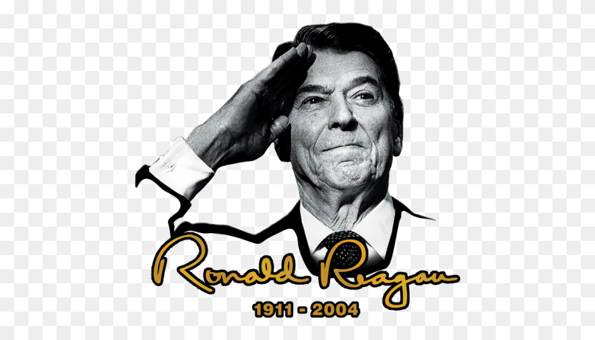 462x420 Ronald Reagan - Ronald Reagan Png