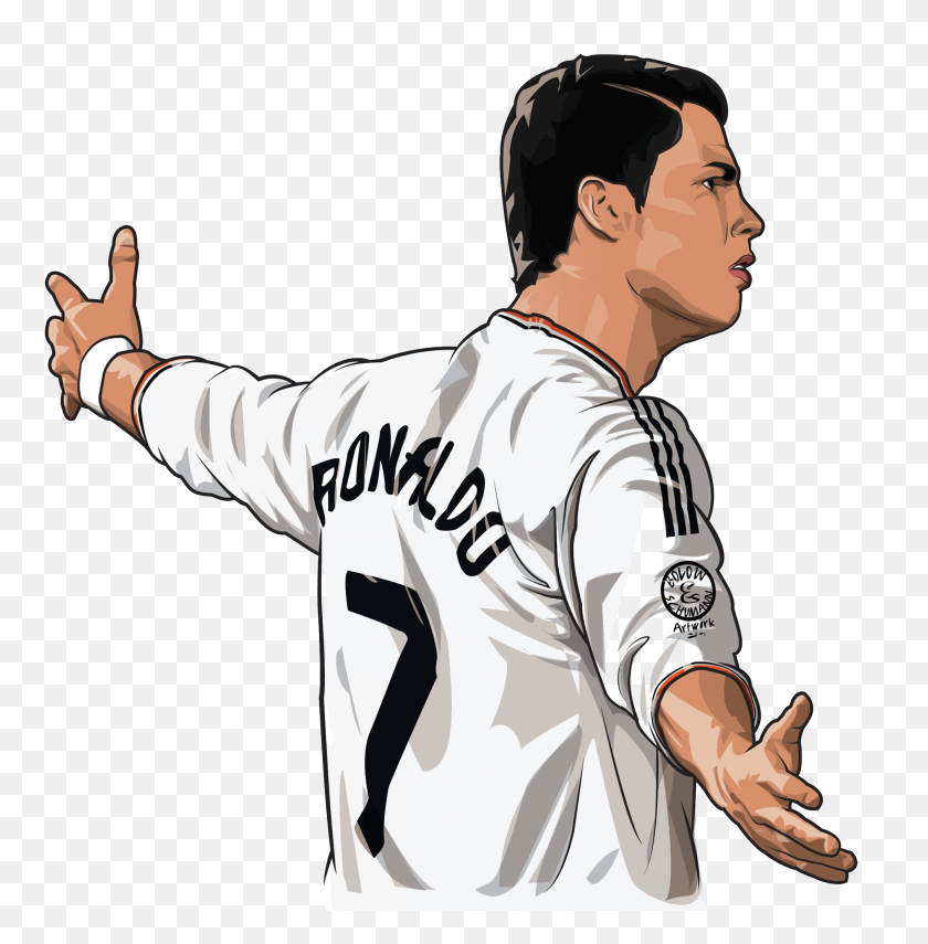 2009x2048 Ronaldo Cartoon Png Transparent - Cr7 PNG