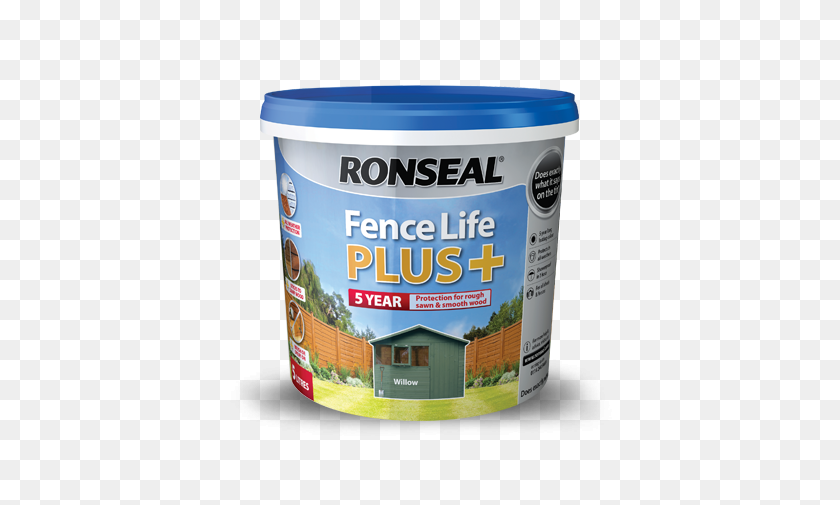 445x445 Ronseal Fence Life Plus Ronseal - Valla De Madera Png