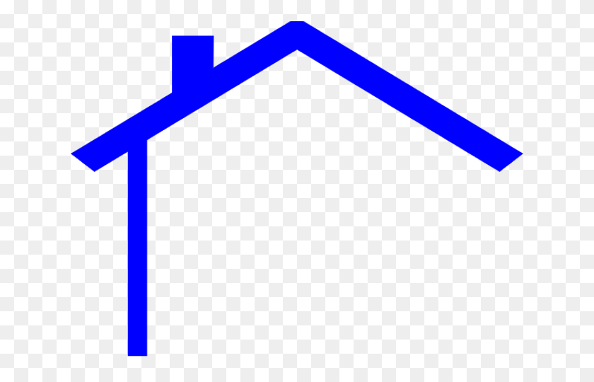 640x480 Roof Clipart - Simple House Clipart