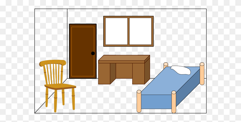 600x365 Room Cliparts - Hotel Room Clipart