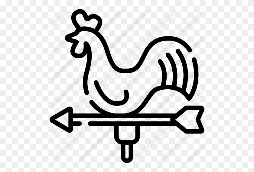 512x512 Rooster - Cock Clipart