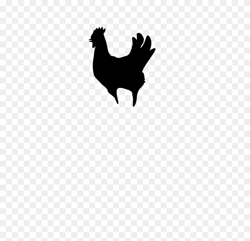 530x750 Rooster Chicken Silhouette Poultry Farming - Chicken Silhouette Clip Art