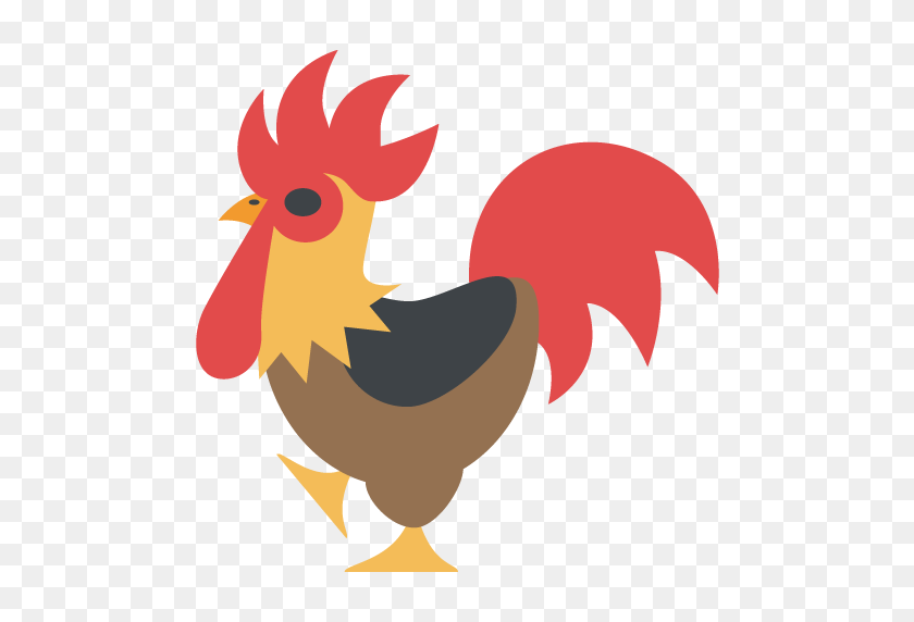512x512 Rooster Emoji Vector Icon Free Download Vector Logos Art - Gallo Clipart