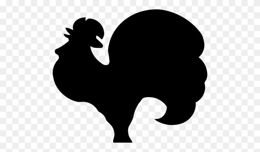 500x430 Rooster Free Clipart - Rooster Clipart