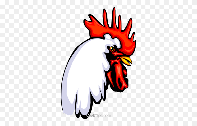 321x480 Rooster Royalty Free Vector Clip Art Illustration - Rooster Clipart