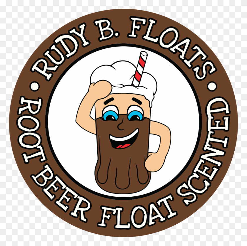 1024x1022 Root Beer Float Whiffer Stickers Scratch Sniff Stickers - Root Beer Float Clip Art