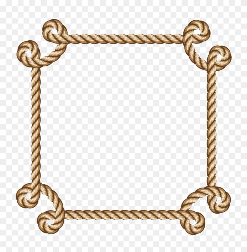 1003x1024 Rope Album - Rope Frame Clipart