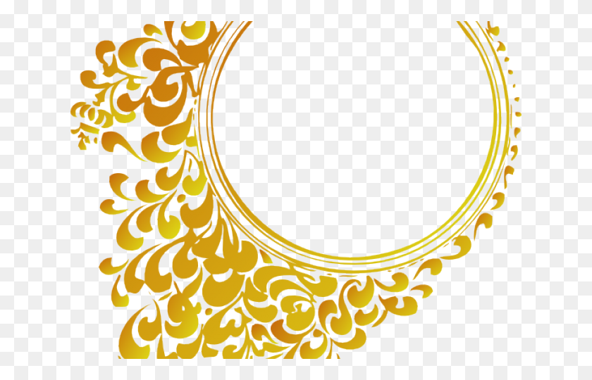 640x480 Rope Clipart Golden Circle - Rope Circle PNG