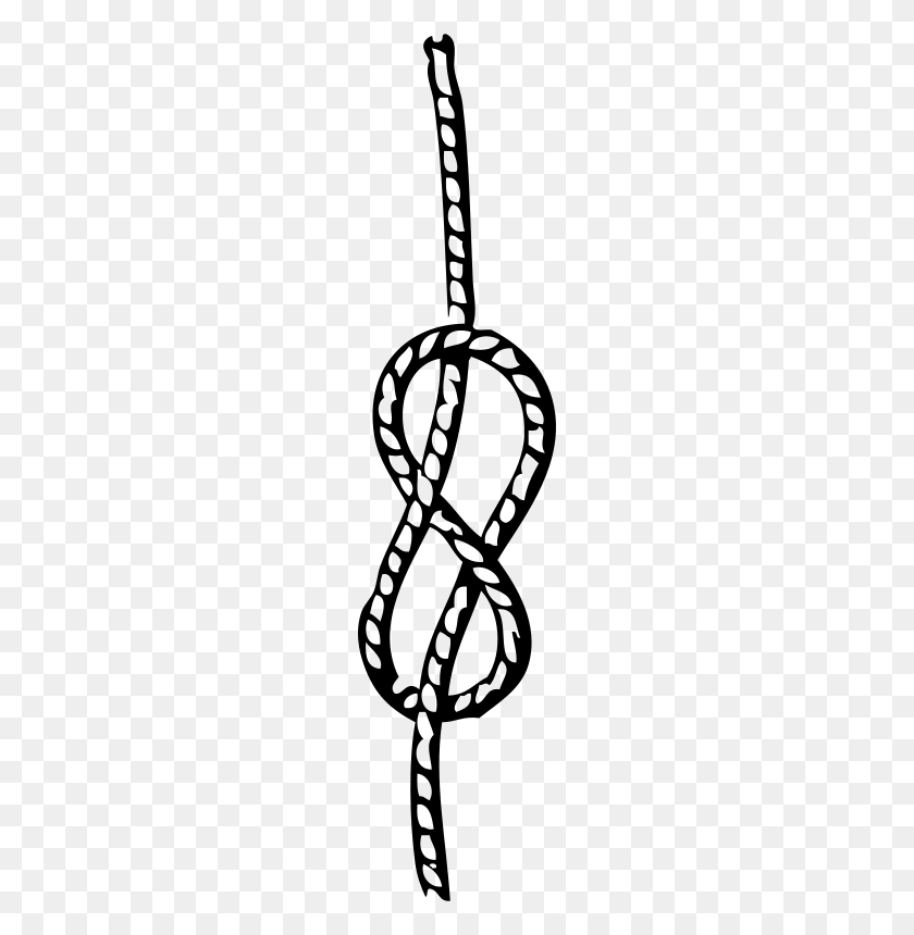182x800 Rope Knot Cliparts - Rope Clipart