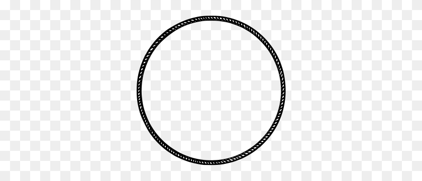 300x300 Rope Ring Png Clip Arts For Web - Ring Clipart Black And White