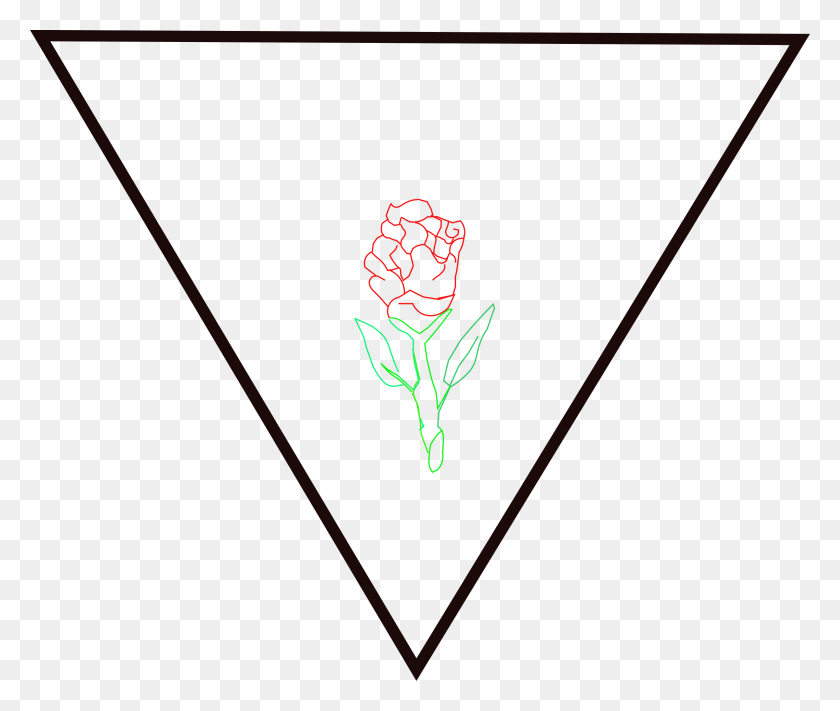 2400x2005 Rosa Y Triangulo Icons Png - Triangulo PNG