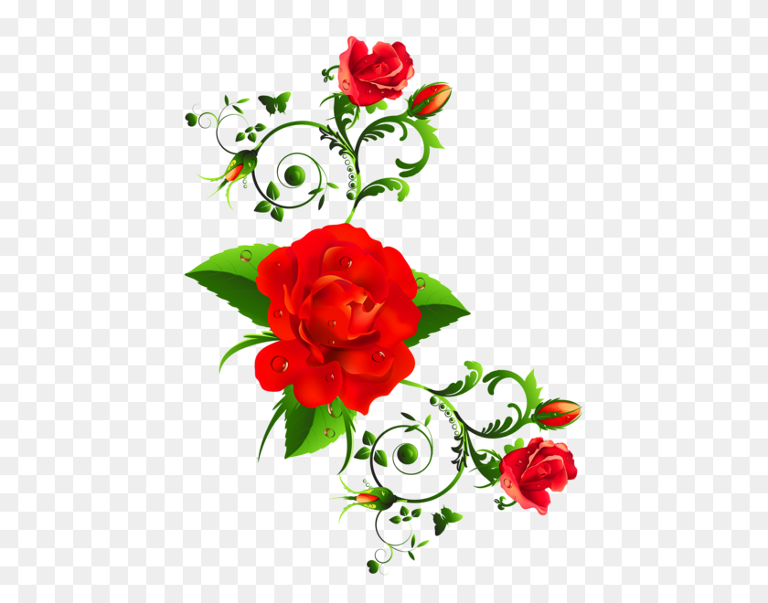 459x600 Rosas Vermelhas Decoración Clipe Art Rose - Rosa Clipart Png