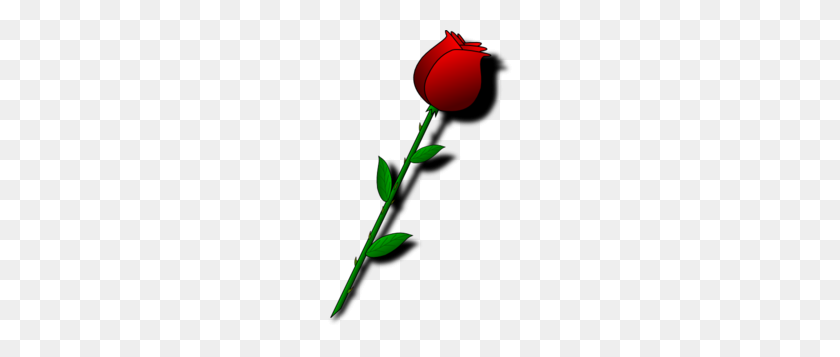 186x297 Rose Clip Art Single - Beauty And The Beast Rose PNG