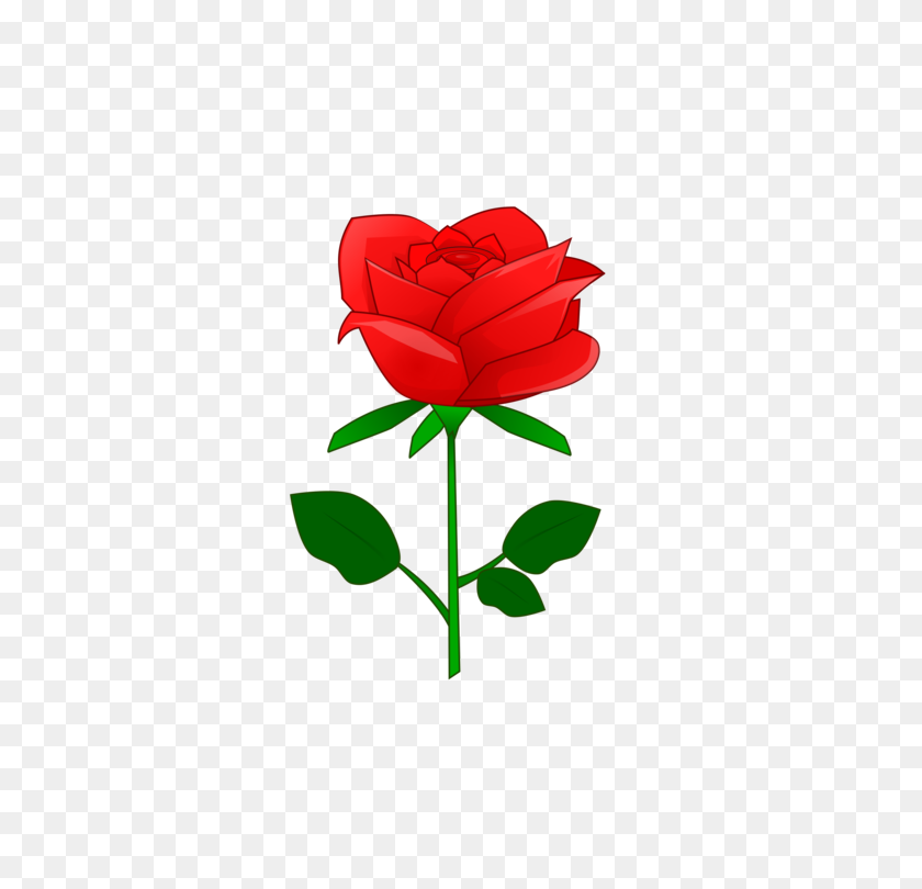530x750 Rose Drawing Download Flower Garden - Rose Flower Clipart