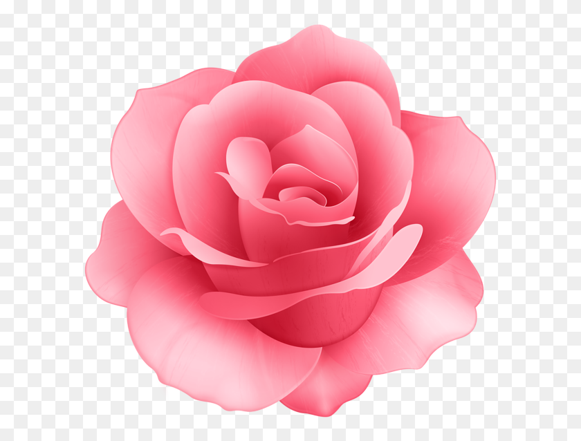 600x578 Rose Flower Clip Art - Rose Flower Clipart