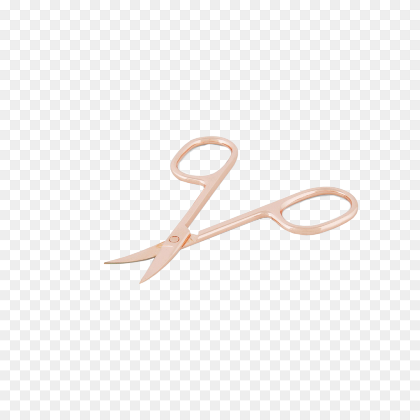 1000x1000 Rose Gold Brow Scissors - Rose Gold PNG