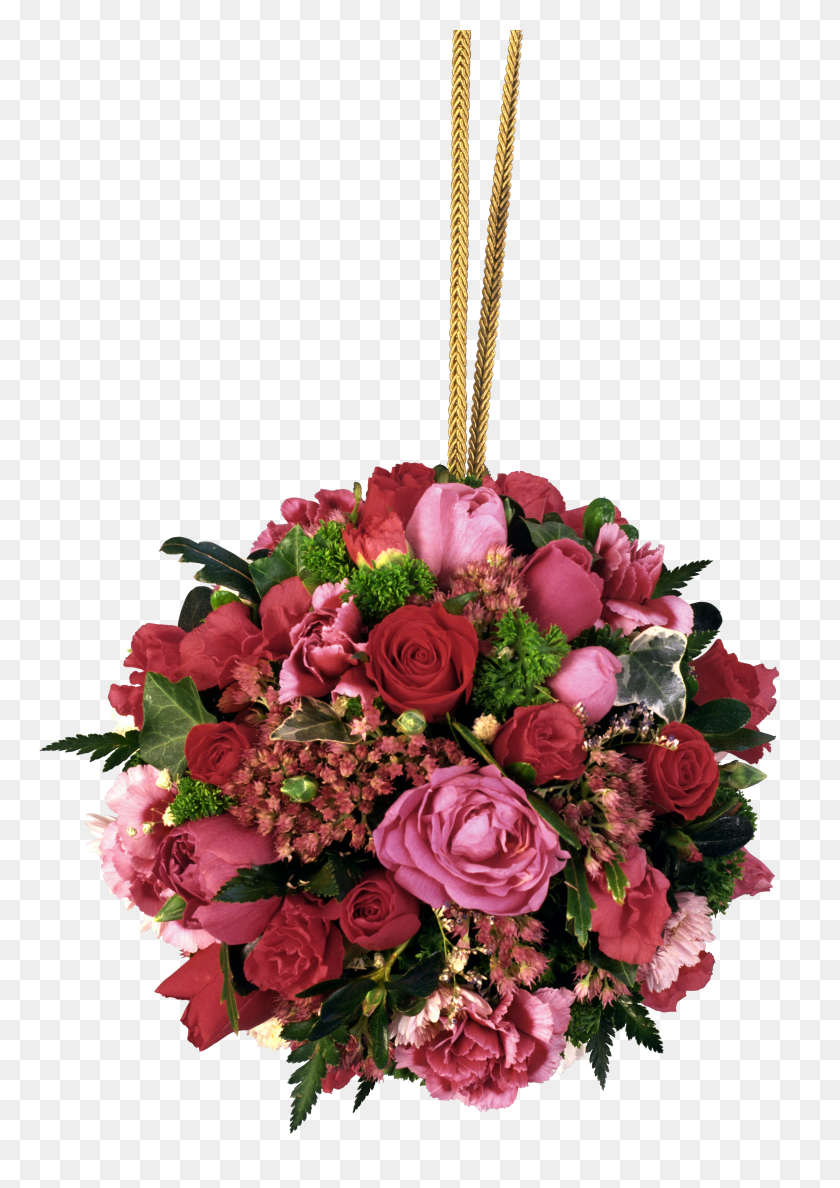 2815x4072 Rose Hanging Bouquet Png - Bouquet Of Flowers PNG