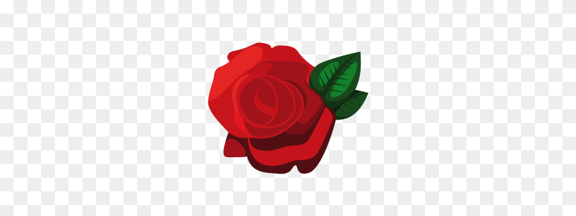 256x256 Rose Icon Love Is In The Web Valentine Iconset Succo Design - Rose Emoji PNG