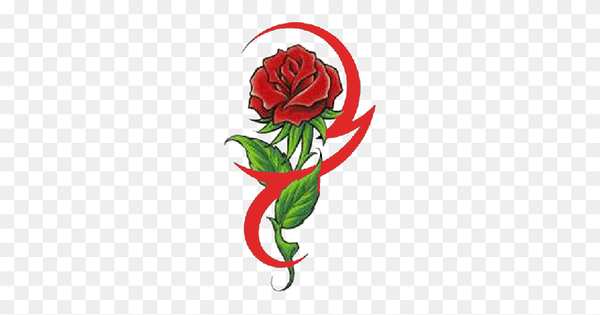 223x381 Rose Tattoo Png Transparent Images - Sleeve Tattoo PNG