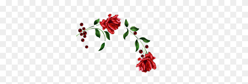 323x226 Rose Vine Png, Free Roses Clip Art Pictures - Vines PNG