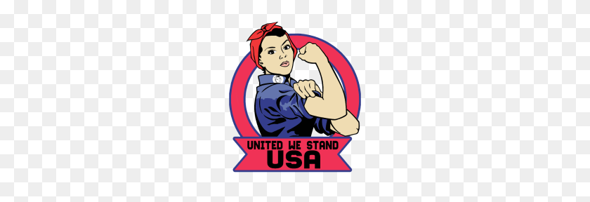 190x228 Rosie Riveter United Usa T Shirts - Rosie The Riveter Clipart