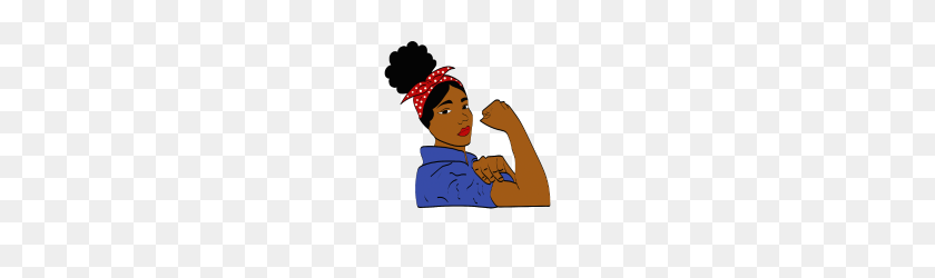 190x190 Rosie The Riveter Afro - Rosie The Riveter PNG