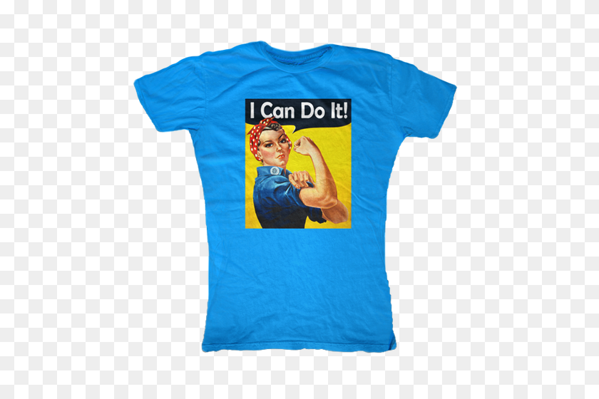 500x500 Rosie The Riveter I Can Do It! T Shirt - Rosie The Riveter PNG