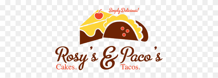 413x241 Rosy's Cakes Paco's Tacos Tacos And Desserts St Peters, Mo - Taco Tuesday Clipart