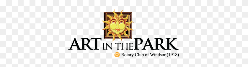 381x169 Rotary Art In The Park - Craft Show Clip Art