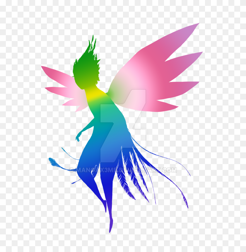 600x800 Rotg - Fairy Silhouette PNG