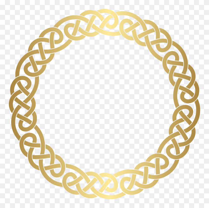 8000x8000 Round Border Frame Png Clip - Round Border Clipart