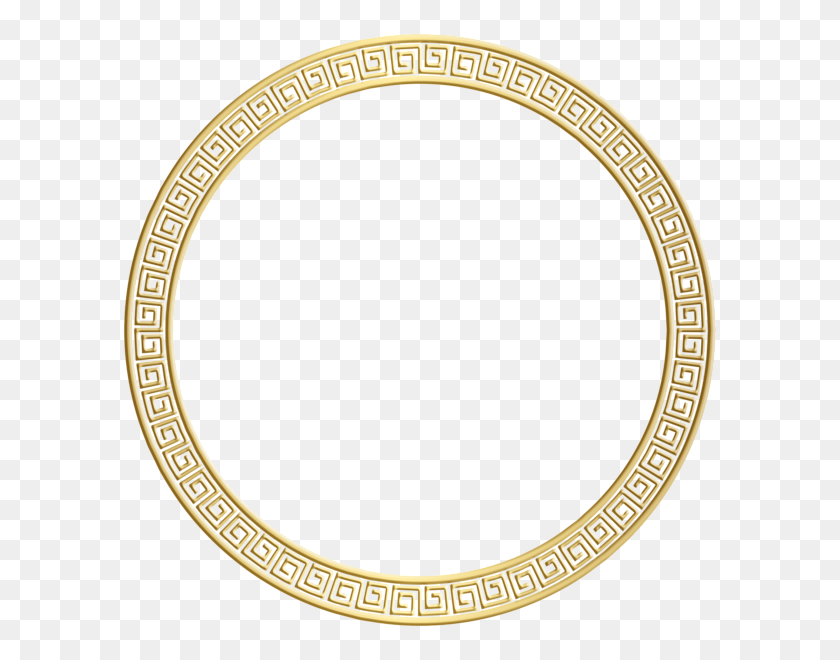 600x600 Round Border Frame Png Clip Art Image A A A Marcos - Round Frame PNG