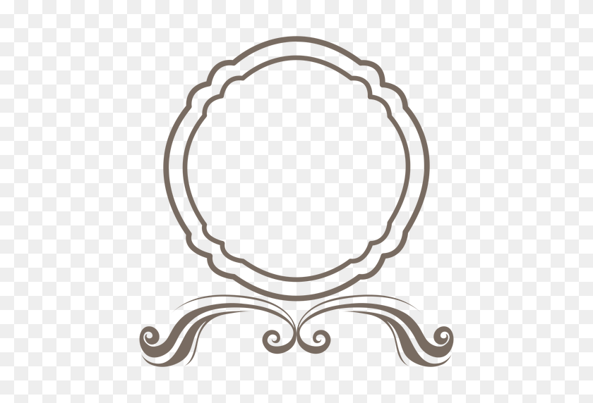 512x512 Round Frame Png Image - Round PNG