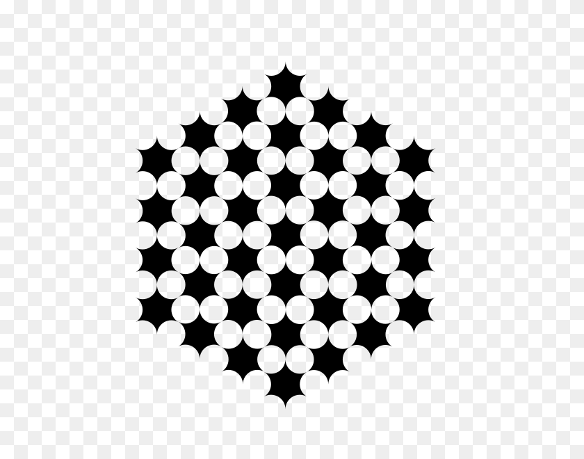 600x600 Круглые Шестиугольники Круги Png Клипарт Для Интернета - Шестиугольник Узор Png