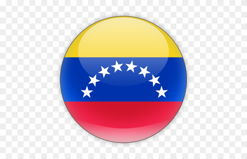 640x480 Круглый Значок Иллюстрации Флага Венесуэлы - Флаг Венесуэлы Png