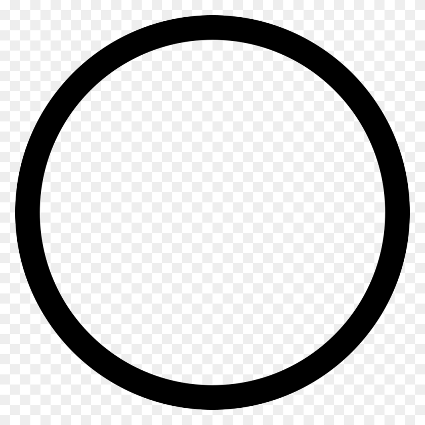 980x980 Round Line Png Icon Free Download - Round PNG