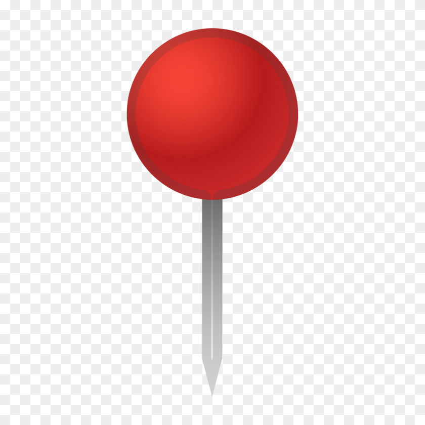1024x1024 Round Pushpn Noto Emoji Objects Iconset Google - Push Pin PNG