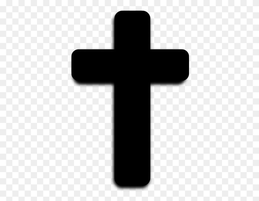 390x594 Закругленный Черный Крест Картинки - Кельтский Крест Клипарт