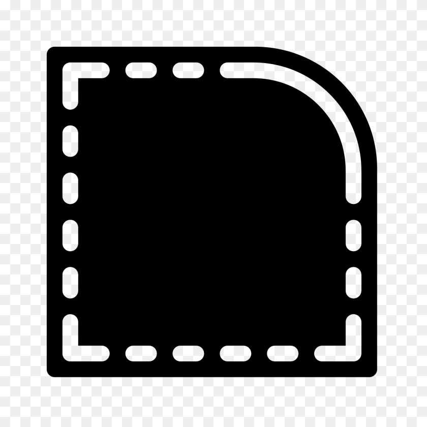 1600x1600 Rounded Corner Icon - Rounded Square PNG