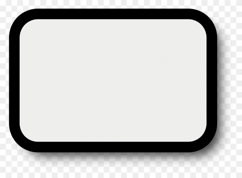960x689 Rounded Rectangle Frame Png Png Image - Rectangle PNG