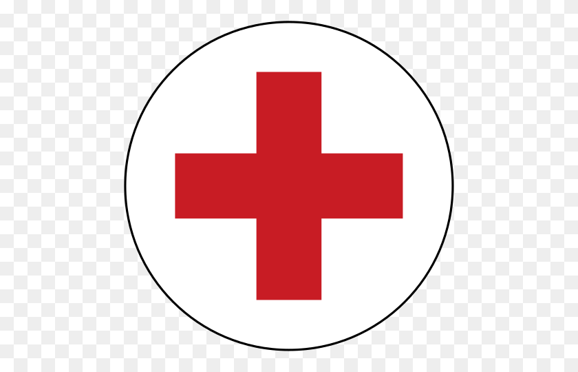480x480 Círculo De La Cruz Roja - Cruz Roja Americana Png