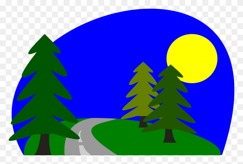 900x585 Route Cliparts - Winding Road Clipart