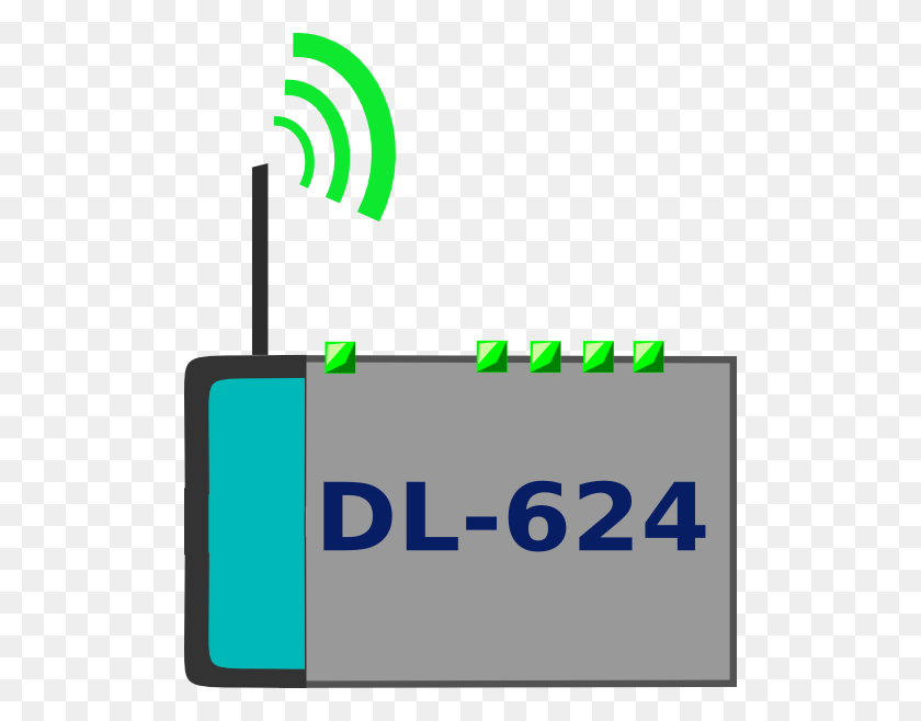 504x598 Router Wifi Clipart Vector Libre - Router Clipart