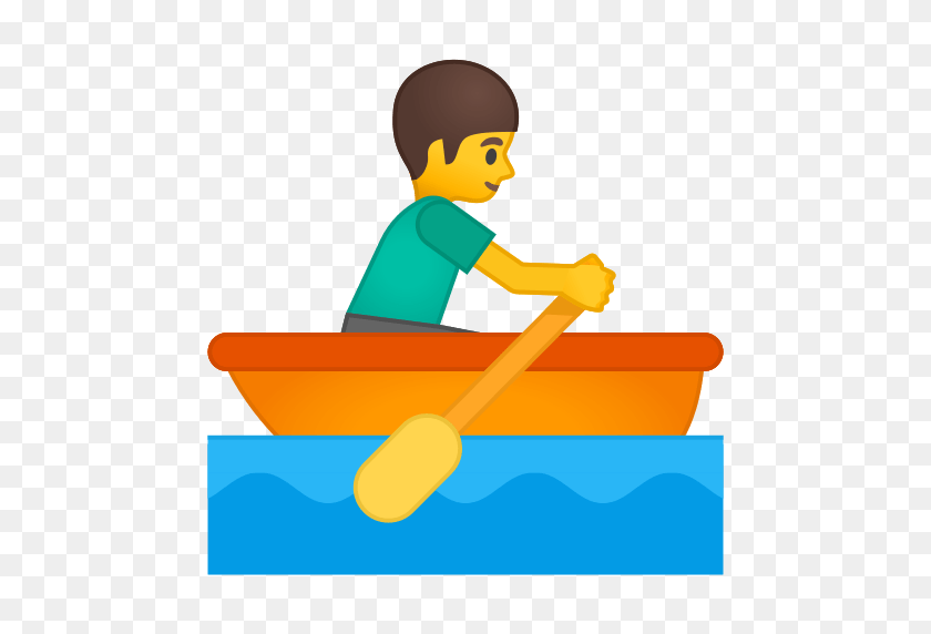 512x512 Гребец Emoji, Означающий С Картинками От А До Я - Лодка Emoji Png