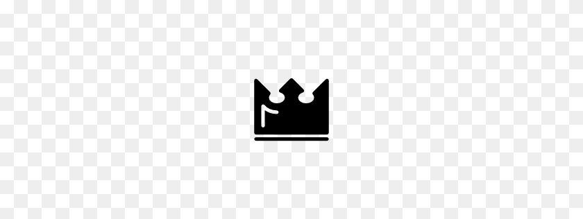 256x256 Royal Black Crown Pngicoicns Icono De Descarga Gratis - Corona Png Negro