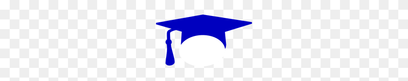 200x107 Royal Blue Graduation Cap Png, Clip Art For Web - Graduation Cap PNG