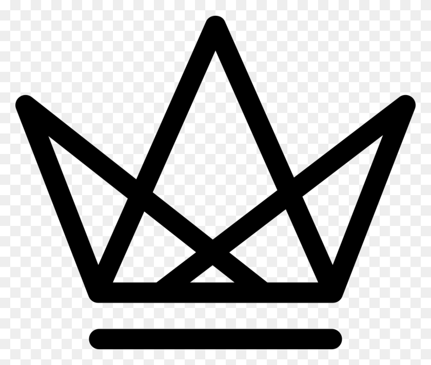 980x818 Royal Crown Of Triangles Grid Design Png Icon Free Download - Triangle Design PNG