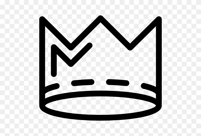 512x512 Royal Crowns, Royal, Crowns, Crown, Shapes, Vintage, Royal Crown - Crown Outline Clipart
